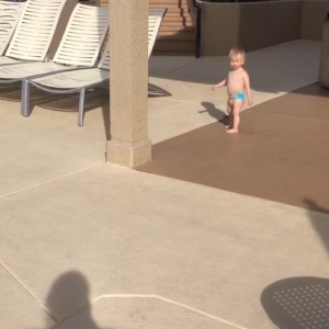 He definitely inherited my dance moves…