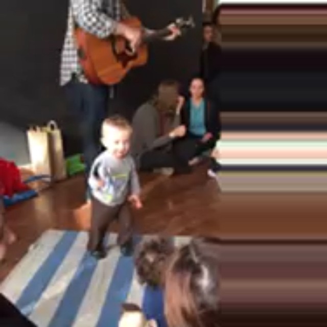 My son is a groupie…
