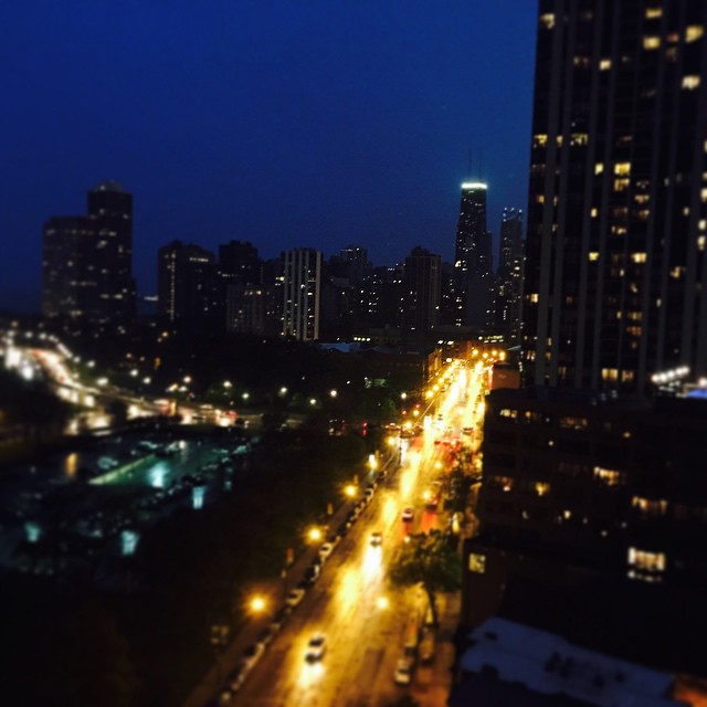 Chicago after dark…