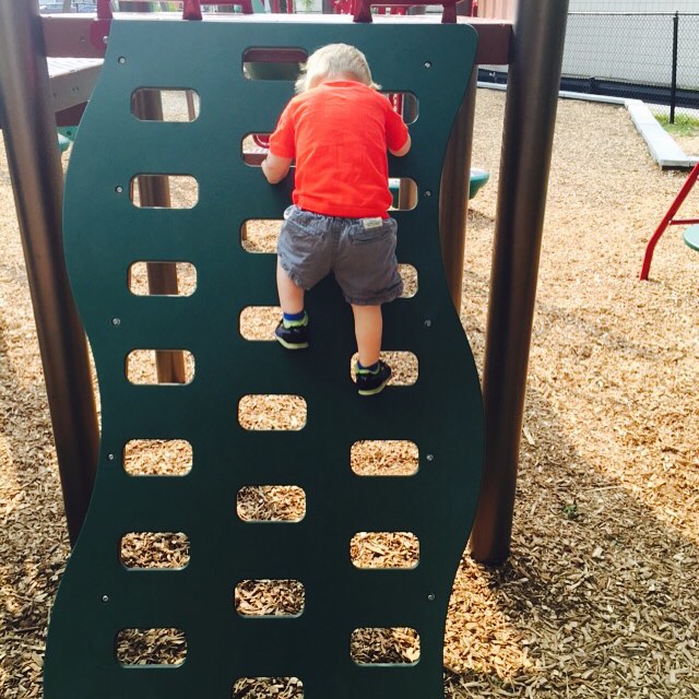 This kid does not understand fear…