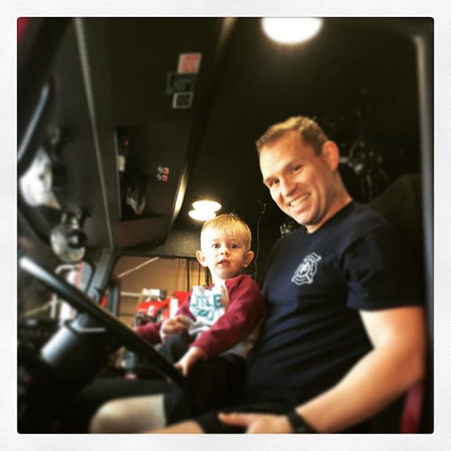 Driving the Fire Truck with Uncle Levi!