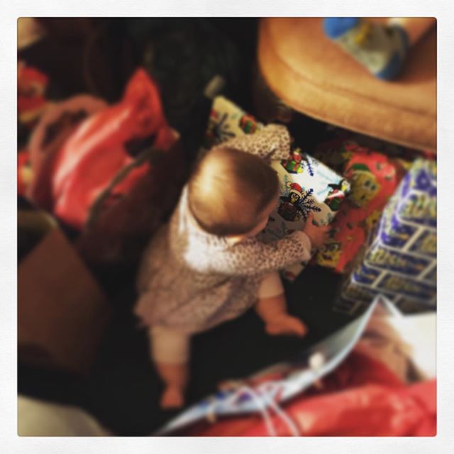 At 6 months, Teagan has mastered this whole Christmas thing…