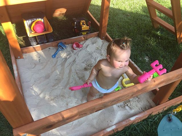 The new sandbox is Teagan approved…