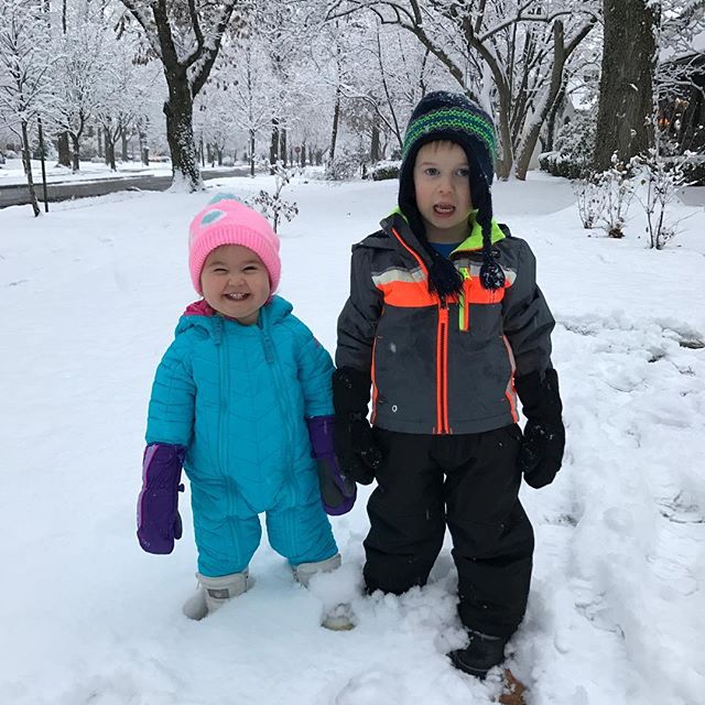 At least these two are happy… #WinterWonderland