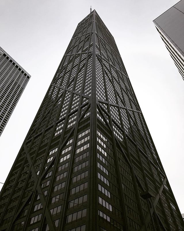This view never gets old… #Hancock #ChicagoArchitecture