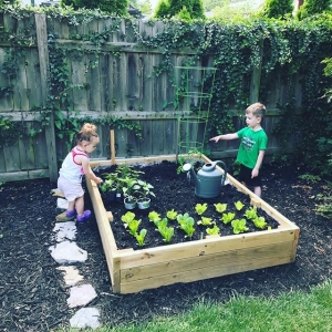 The family that gardens together, grows together…