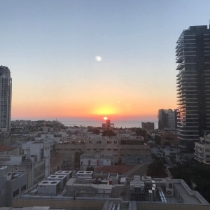 Sunset ? over the Mediterranean ?