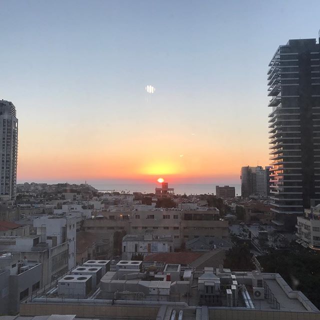 Sunset ? over the Mediterranean ?