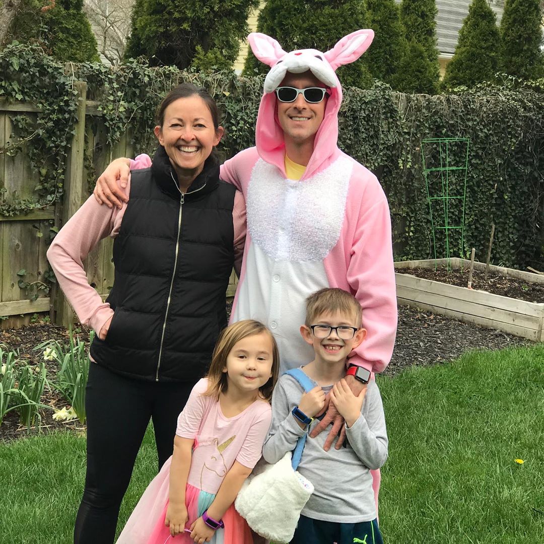A Schmidt family tradition… 🐰 🥚