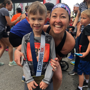 First Race! #1K #ProudDad