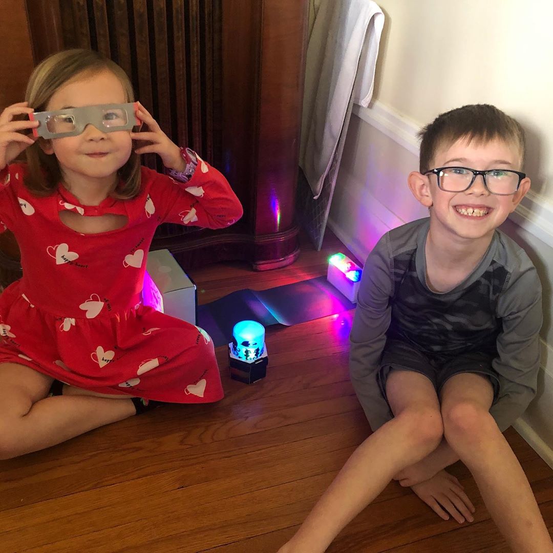 Learning about the light spectrum. #ScienceSunday